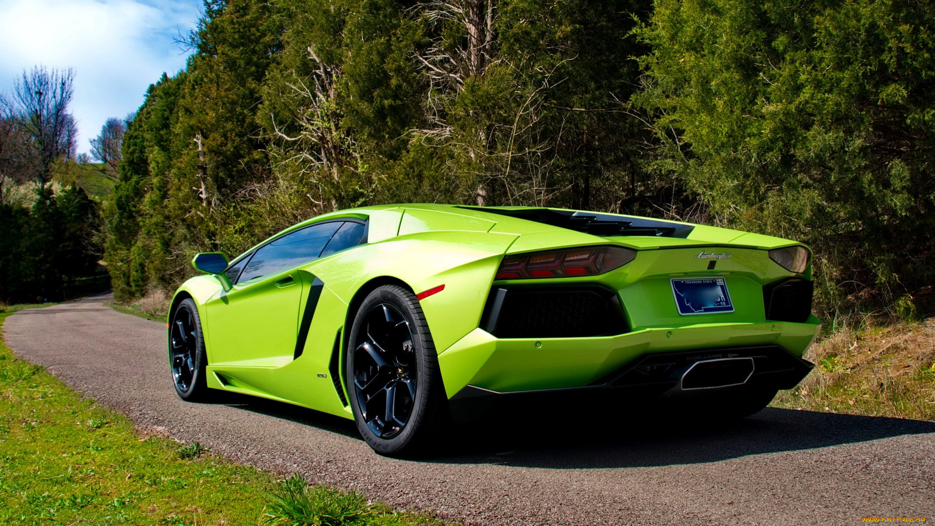 lamborghini, aventador, 